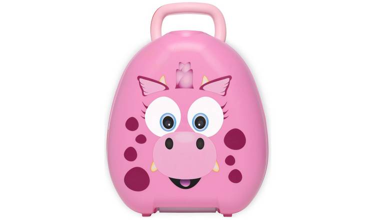 My Carry Potty Pink Dragon travel potty - British product