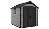 Keter Premier Apex outdoor garden storage shed 7.5 x 9ft, UK version