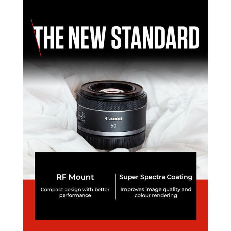 Canon RF 50mm f/1.8 STM lens, UK version