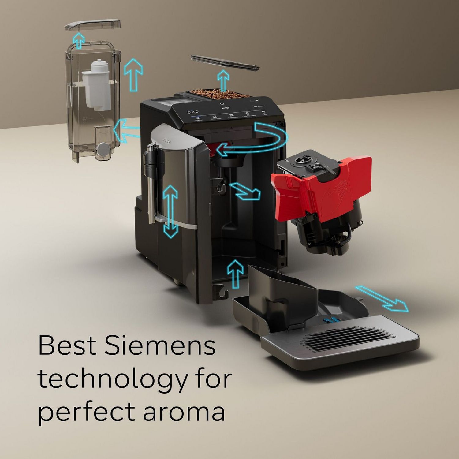 Siemens bean to cup coffee machine TF301G19 (British brand)