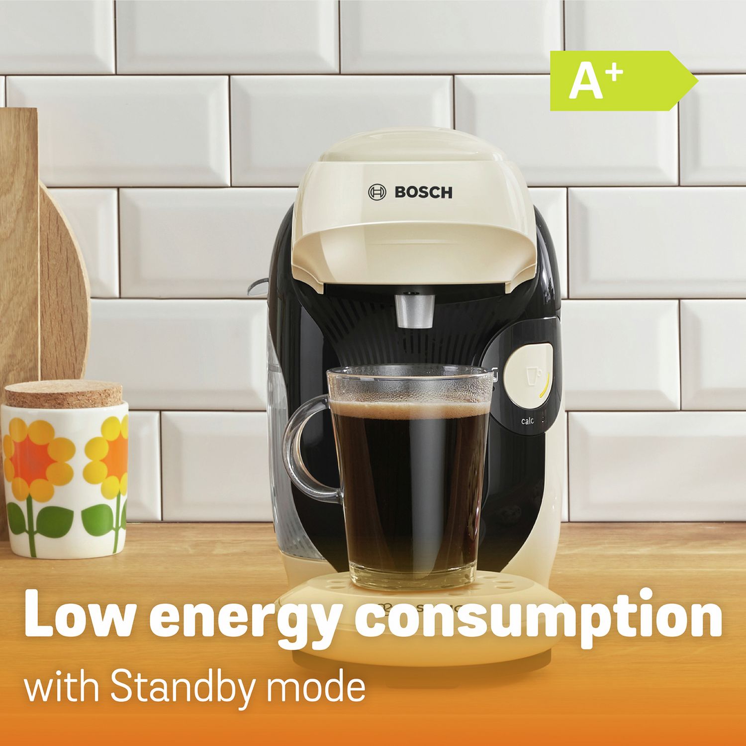 Tassimo by Bosch pod coffee machine cream, UK version