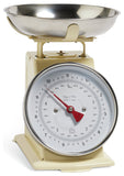 Habitat mechanical kitchen scale in cream with 5kg capacity, UK version