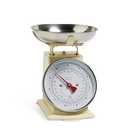 Habitat mechanical kitchen scale in cream with 5kg capacity, UK version