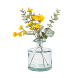 Habitat Artificial Faux Floral Blossom & Eucalyptus in Glass GOODS Sainsburys   