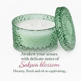 Candlelight luxury 2-wick glass candle, UK version