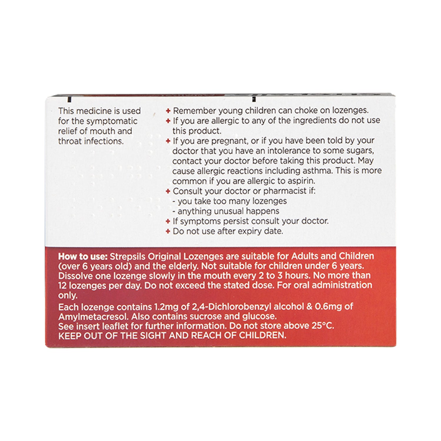 Strepsils Original lozenges 16 pack (British brand)
