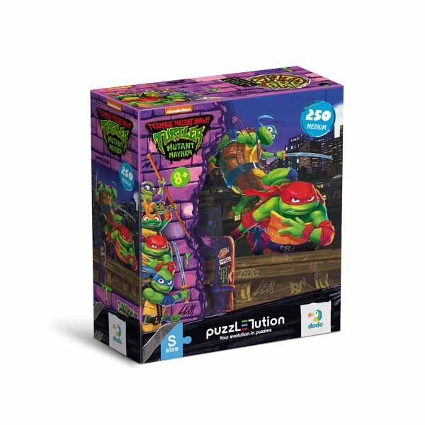DODO TMNT puzzle Leonardo and Raphael 250 pieces - British product