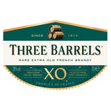 Three Barrels French Brandy XO 70cl (British brand)