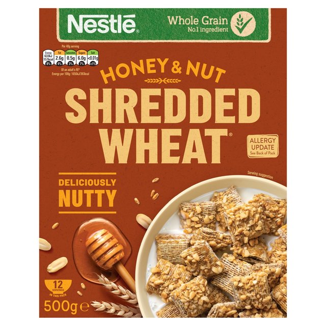 Nestle Shredded Wheat Honey Nut Cereal    500g GOODS M&S   