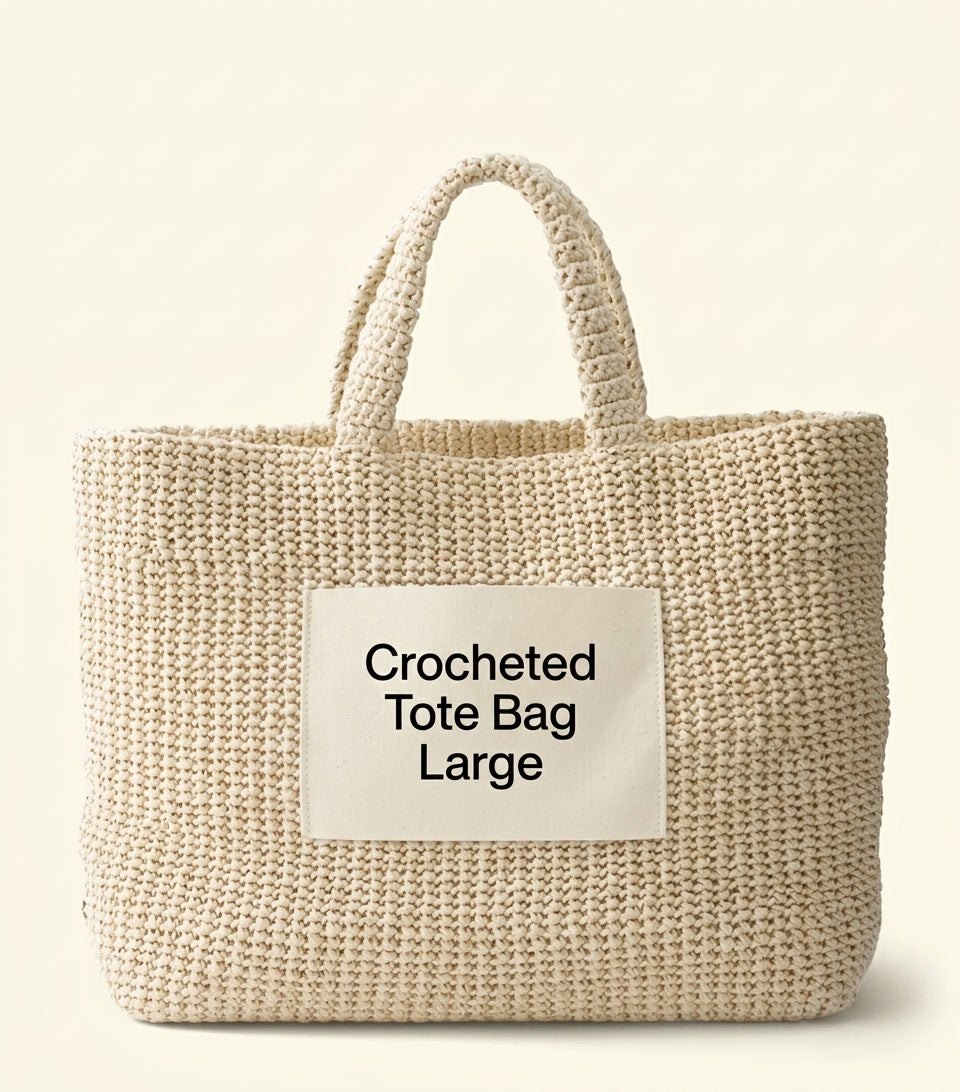 Prada große Häkeltasche, UK-Version