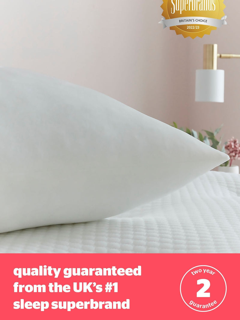 Silentnight Medium Squishy Velvet Touch Pillow (British brand)