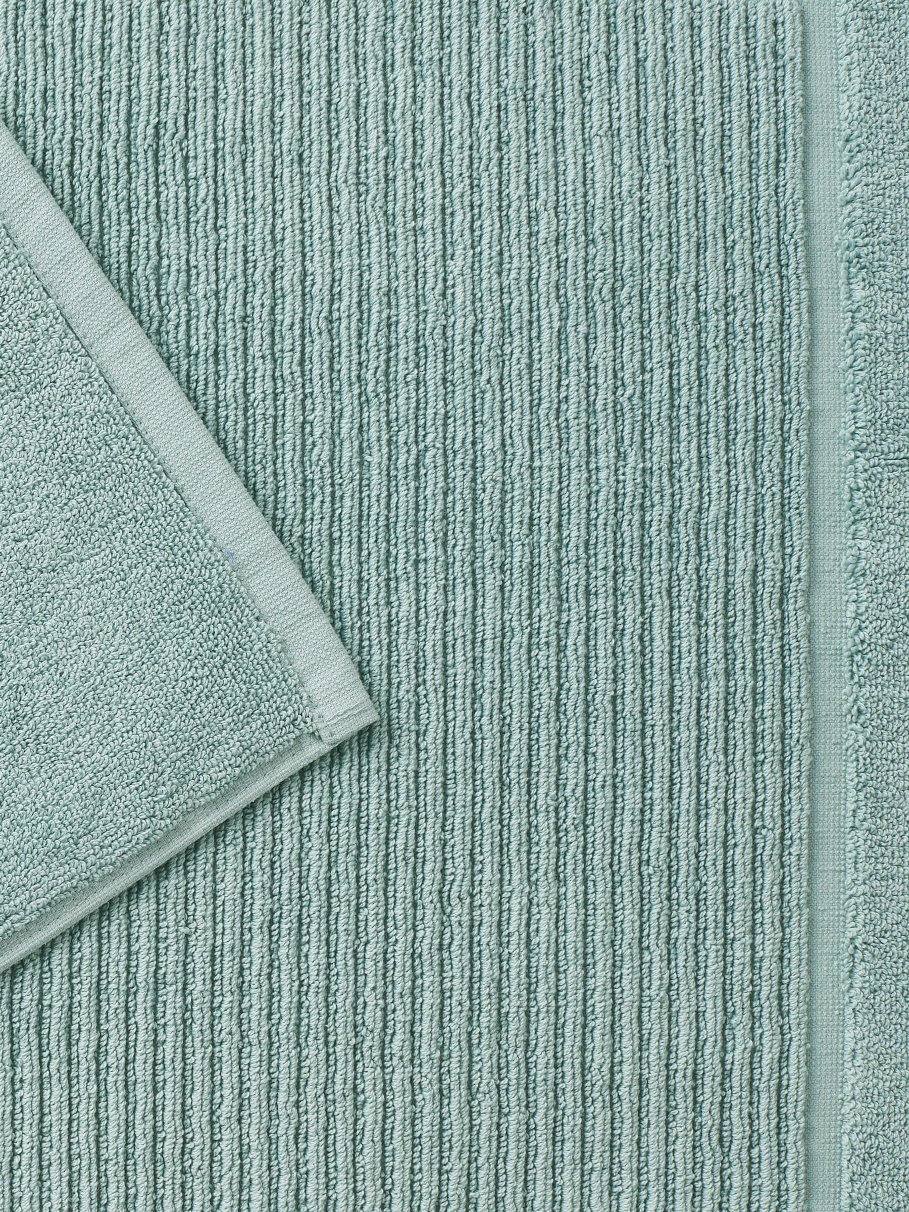 Christy Mineral Blue Supreme Cotton Bath Mat, imported from the UK