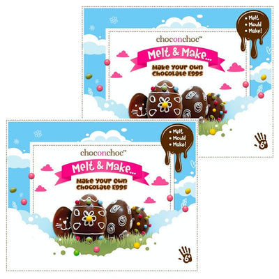 Costco UK Choc on Choc Melt and Make Your Own Chocolate Eggs Pack of 2 - اشترِ عبر الإنترنت من McGrocer