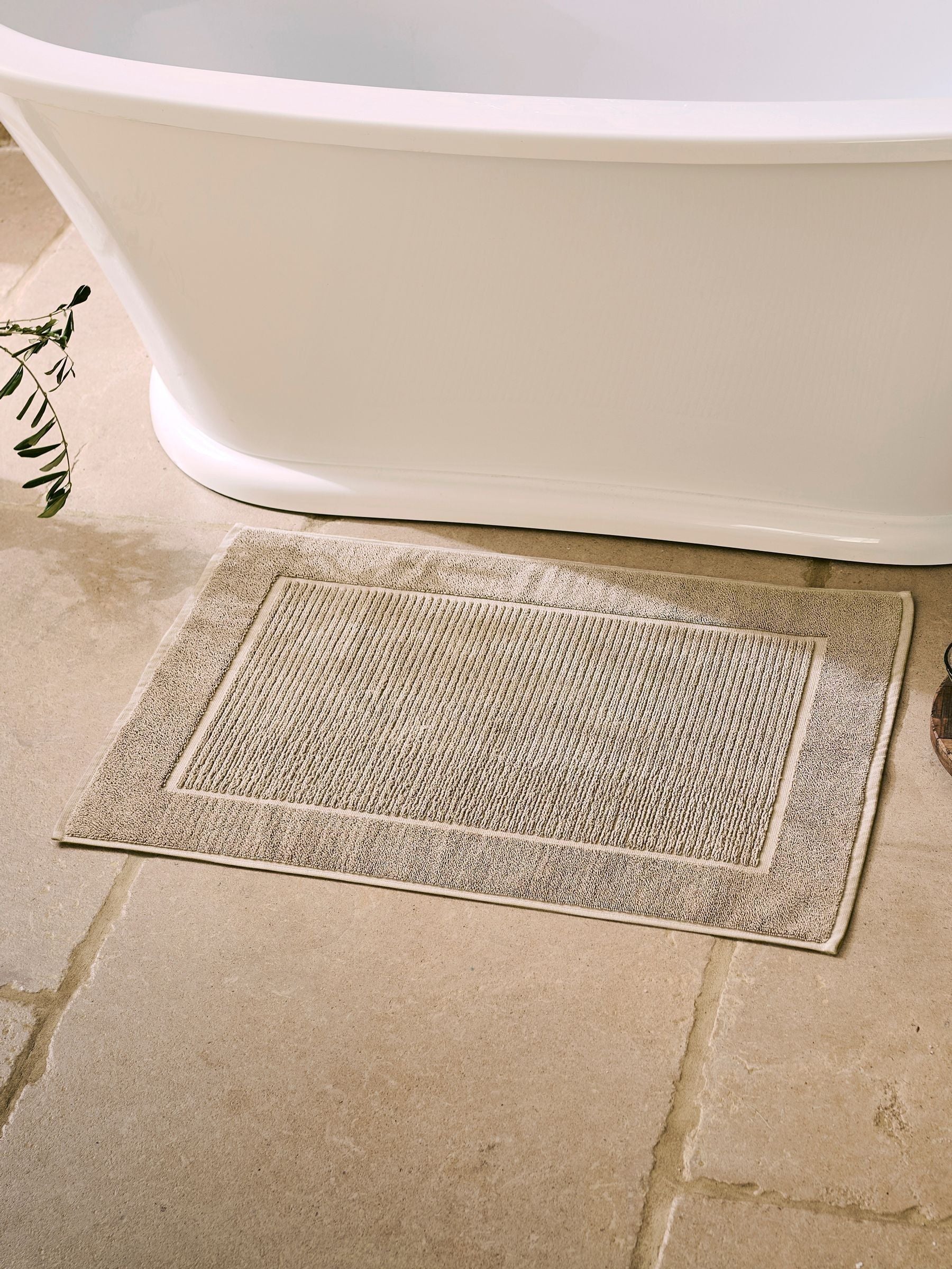 Christy White Supreme Luxury Cotton Bath Mat