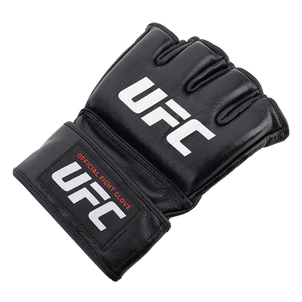 UFC official fight gloves in black leather three sizes, imported from the UK