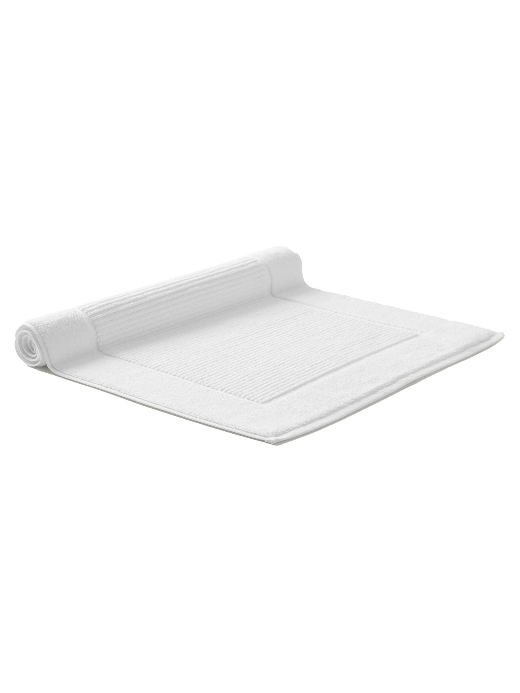 Christy white supreme luxury cotton bath mat (British brand)