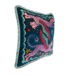 Emma J Shipley Velvet Lynx cushion 46cm x 46cm - British product