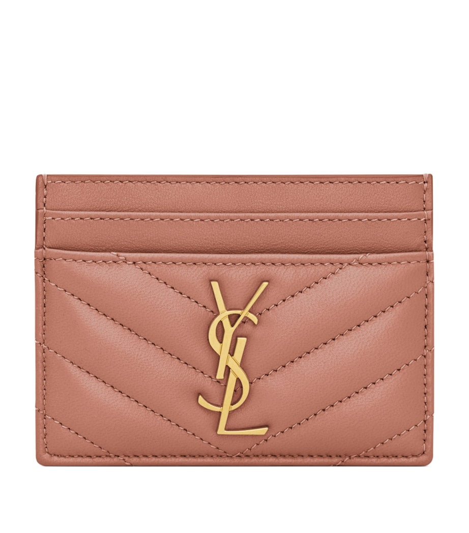 Saint Laurent Cassandre card holder in Nappa leather, imported from the UK