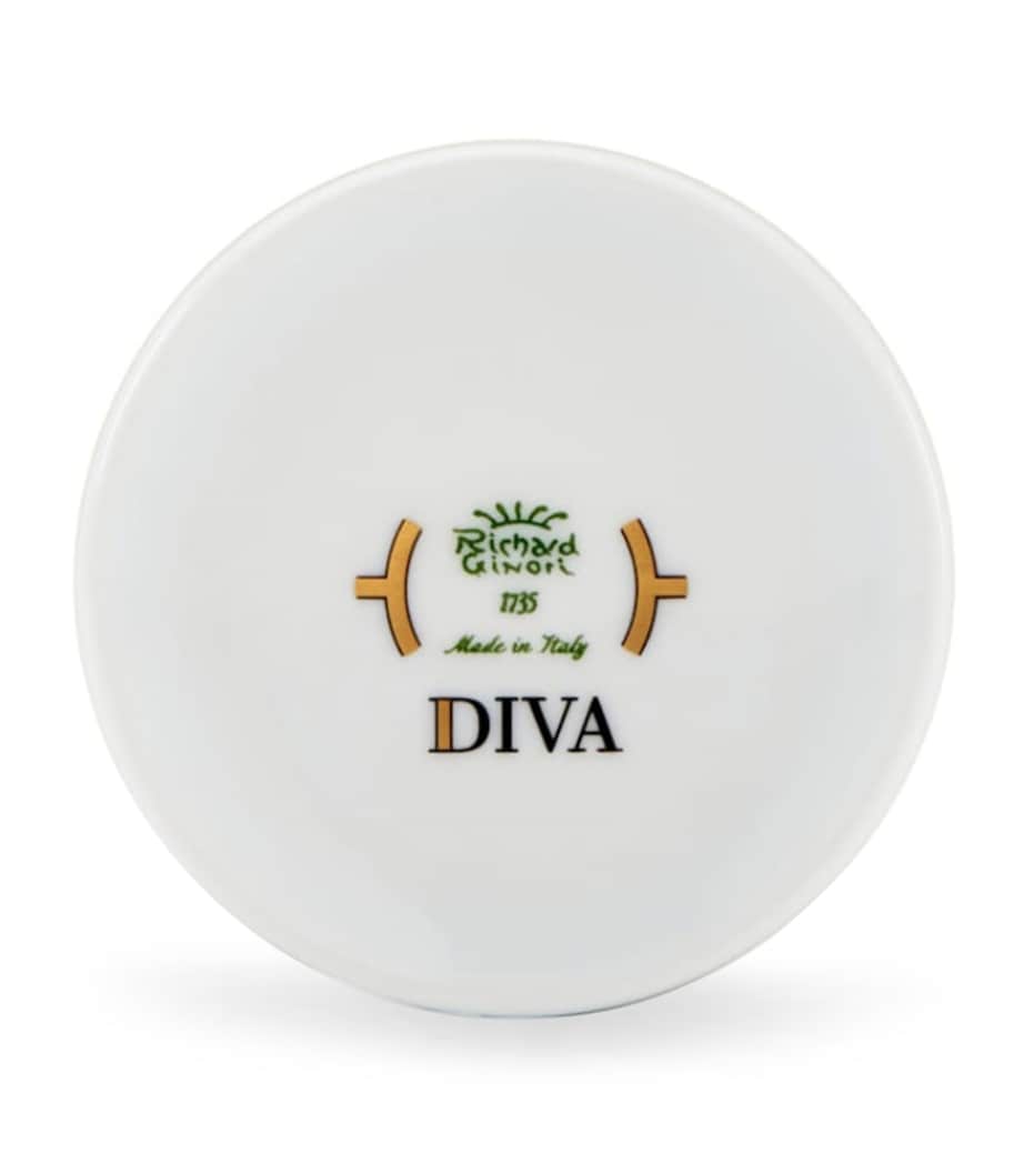 GINORI 1735 porcelain Colonna Diva Giallo trinket box, 8cm, UK version
