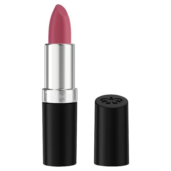 Rimmel Lasting Finish Lipstick Plush Pink, imported from the UK
