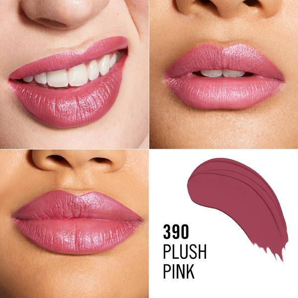 Rimmel Lasting Finish Lipstick Plush Pink, imported from the UK