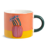 Habitat Designs in Mind Mug Flower Pot GOODS Sainsburys   