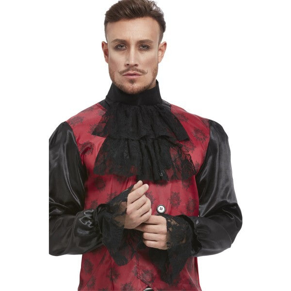 Smiffys black cravat set (British brand)