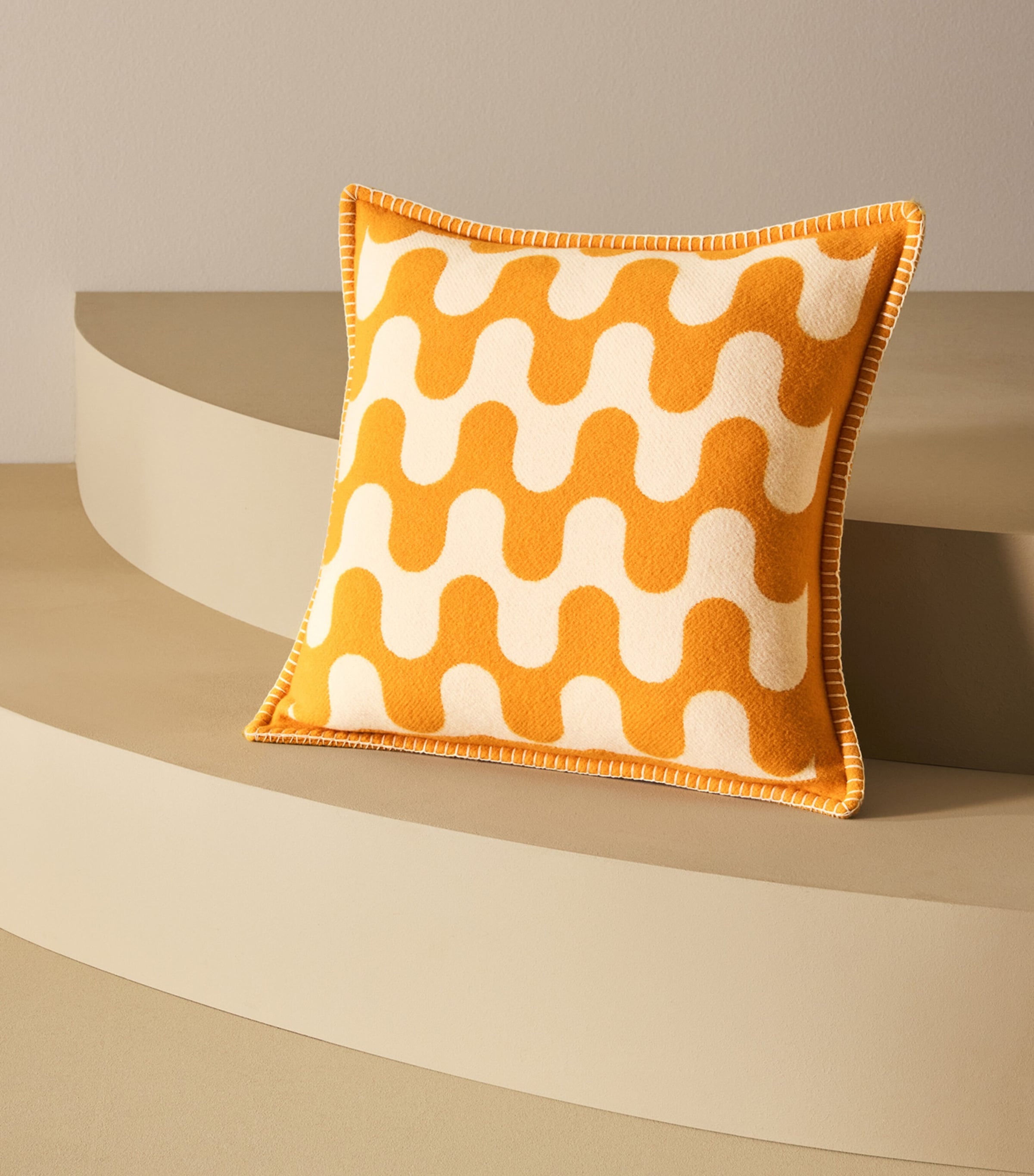 Frette Wool Modernism 003 cushion 50cm x 50cm - British product