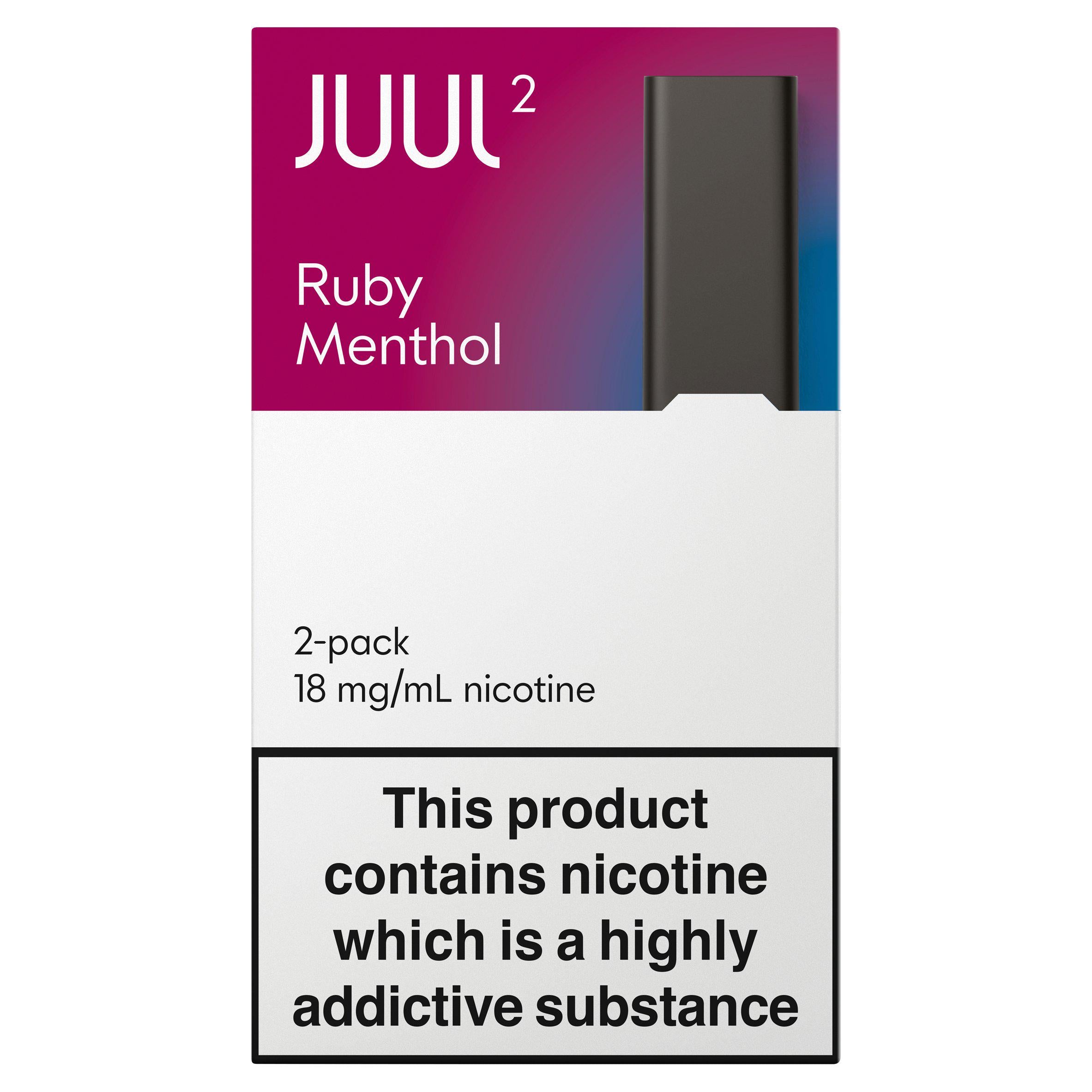 JUUL2pods Ruby Menthol 18mg x2 GOODS Sainsburys   