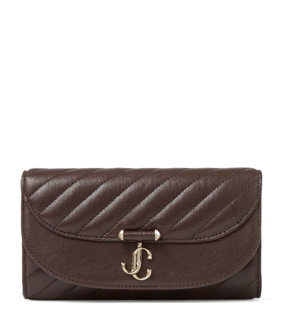 Jimmy Choo Curve wallet on chain lambskin bag (British brand)