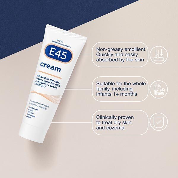 E45 Moisturising Cream for Dry Skin 50g GOODS Superdrug   