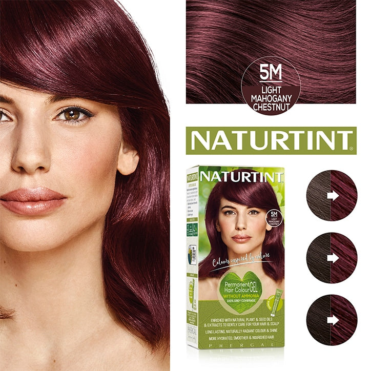 Naturtint Permanent Hair Colour 5C (Light Copper Chestnut) GOODS Holland&Barrett   