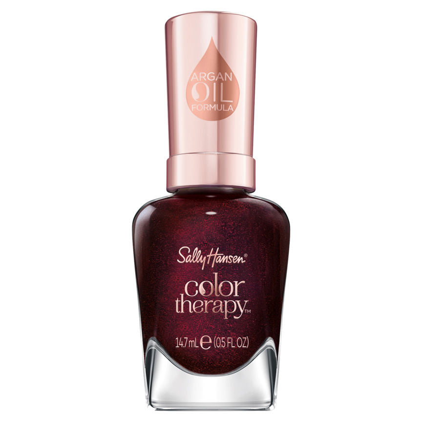 Sally Hansen Color Therapy Nail Polish Nothing to Wine About Make Up & Beauty Accessories ASDA   