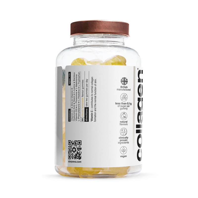 Starpowa Vegan Collagen Support 60 Gummies (British brand)