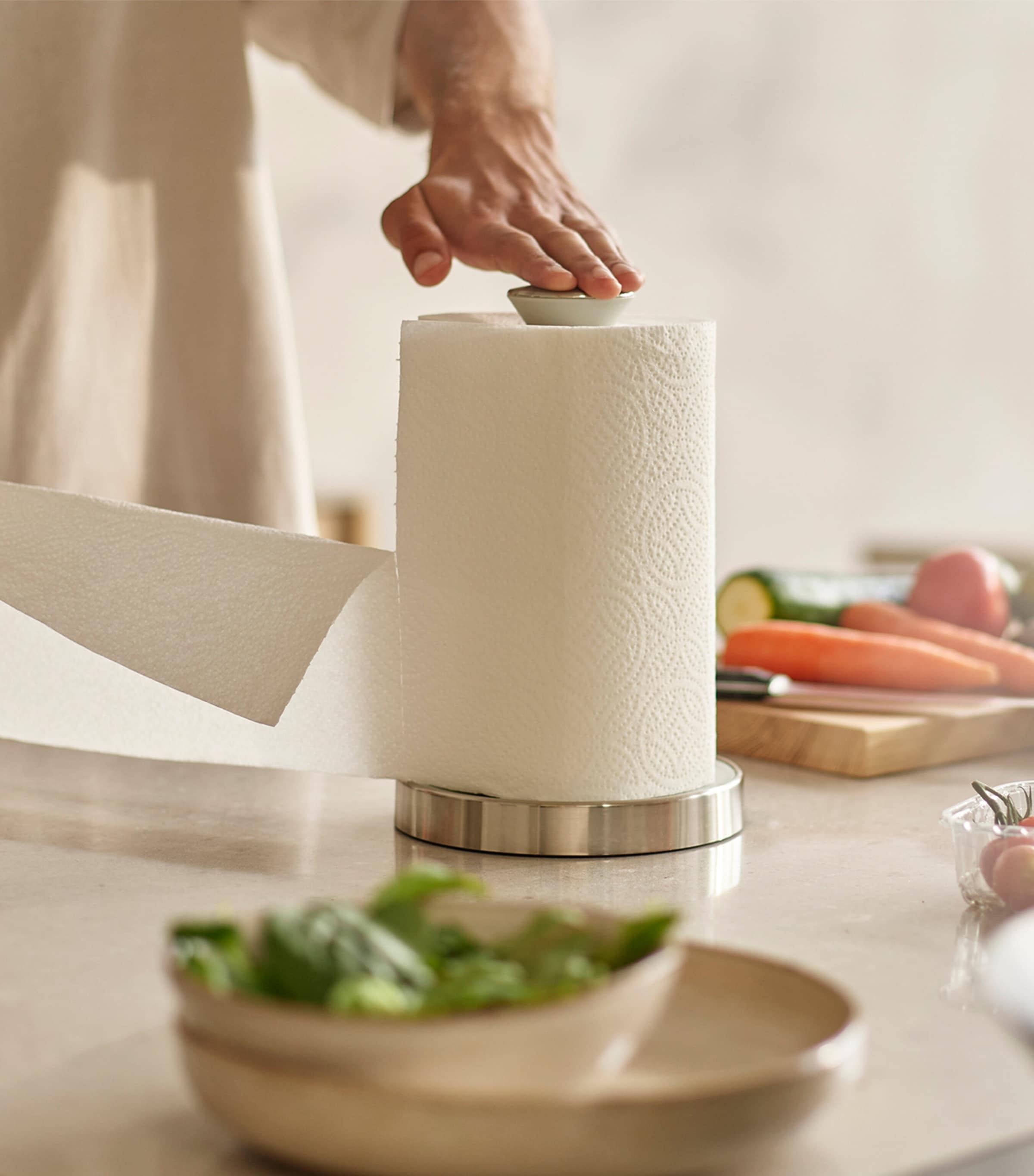 Joseph Joseph Push and Tear kitchen roll holder, UK version