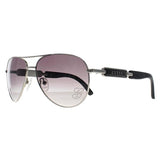 Guess silver gradient women's sunglasses, imported from the UK