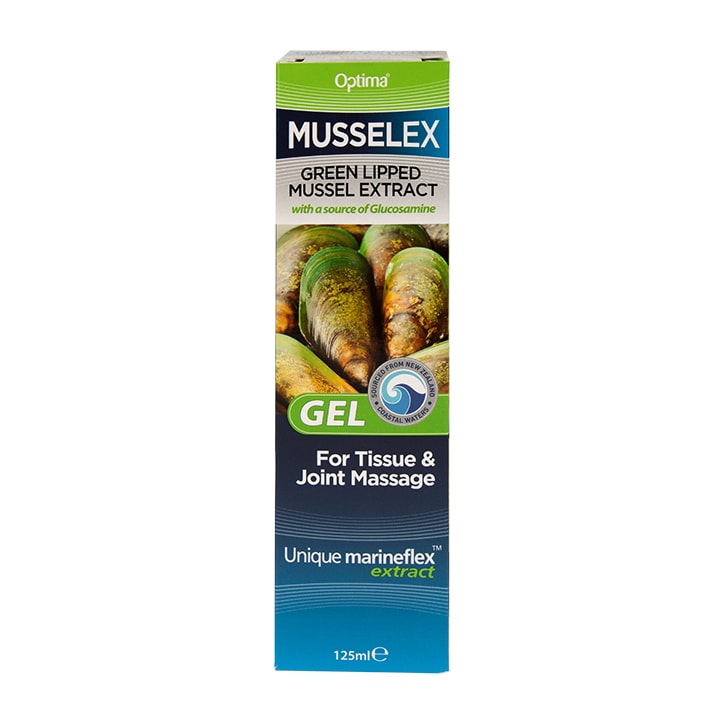 Musselflex Green Lipped Mussel Extract & Glucosamine Gel 125ml