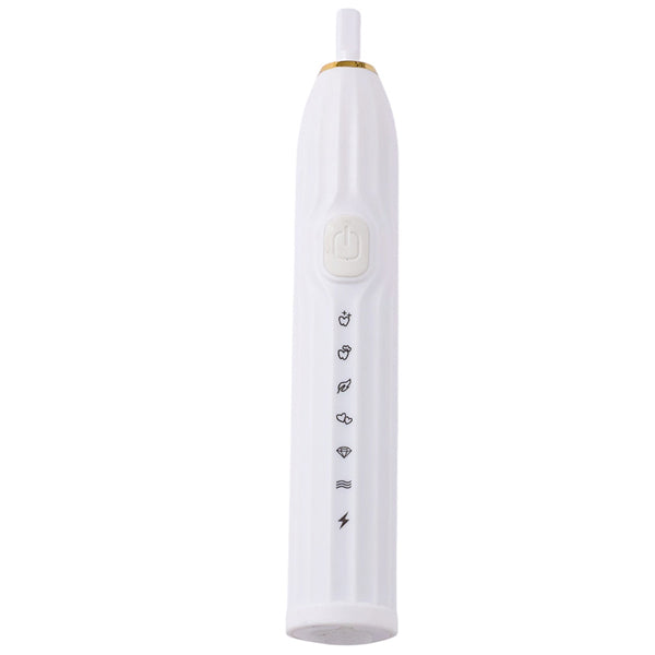 Livingandhome electric toothbrush with 4 brush heads white, imported from the UK