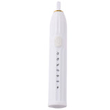 Livingandhome electric toothbrush with 4 brush heads white, imported from the UK