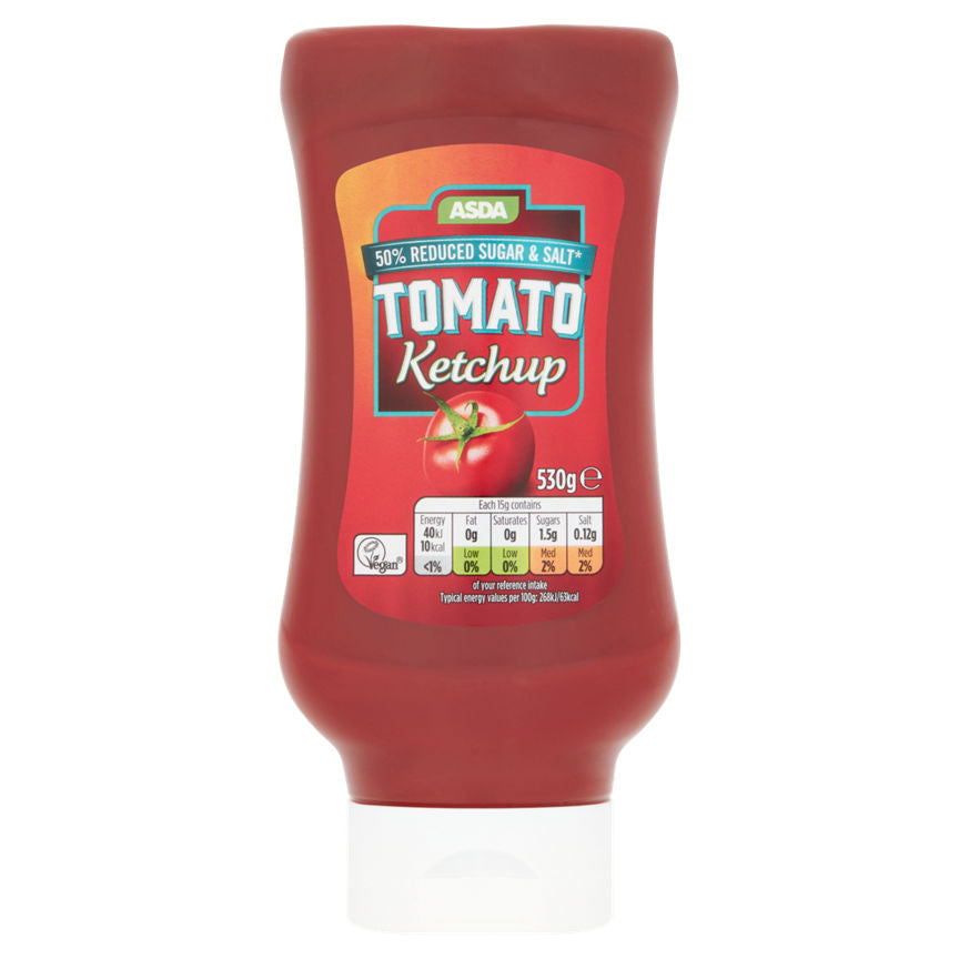 ASDA Tomato Ketchup 50% Reduced Sugar & Salt GOODS ASDA   