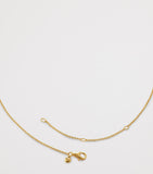 Monica Vinader gold vermeil heart station necklace - British product