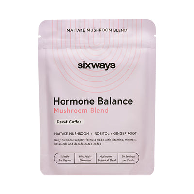 Holland & Barrett Hormone Balance Decaffeinated Coffee Mushroom Blend with Myo-Inositol and Maca 150g- Buy online at McGrocer