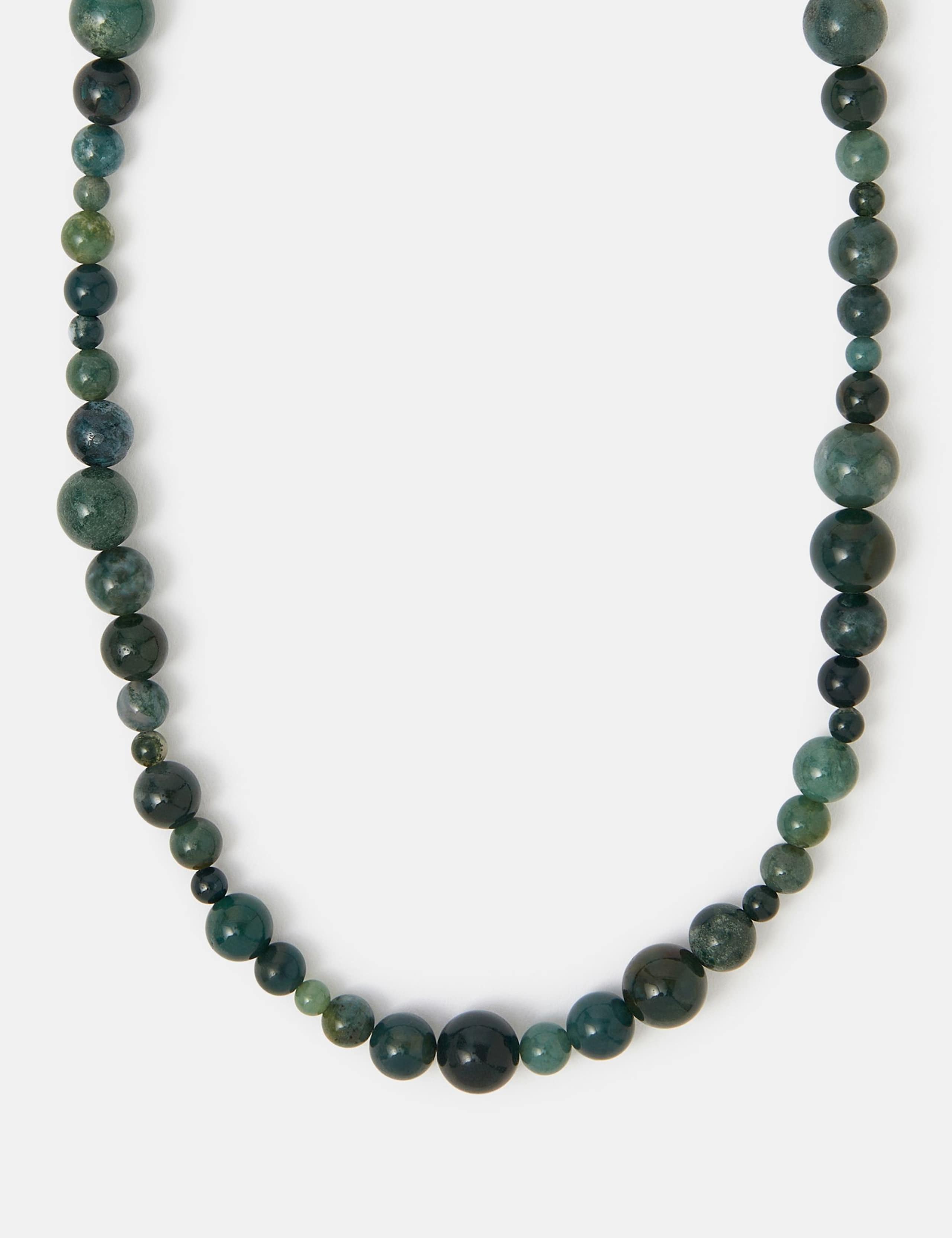 Accessorize 14ct gold plated beaded necklace 53 cm (British brand)