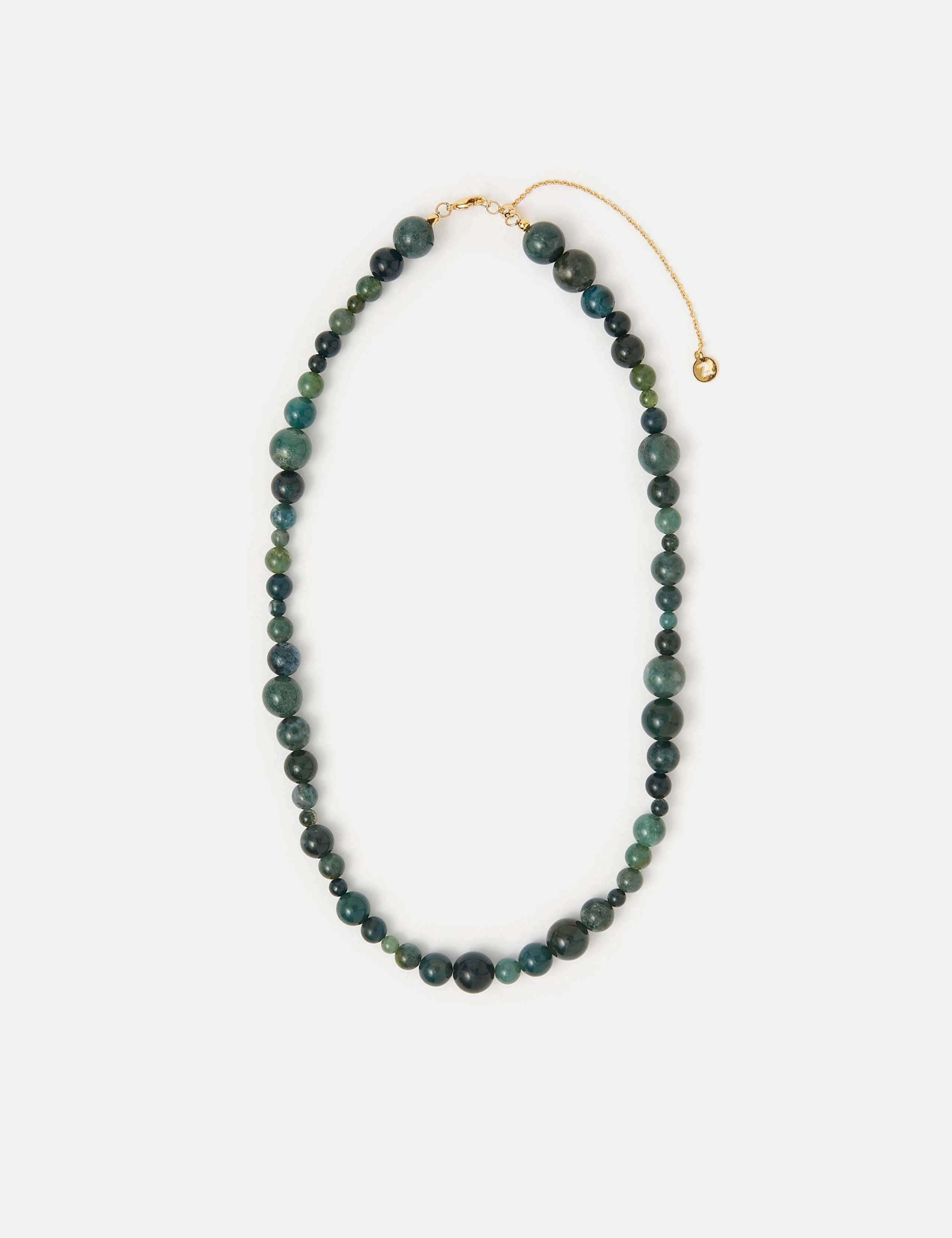 Accessorize 14ct gold plated beaded necklace 53 cm (British brand)
