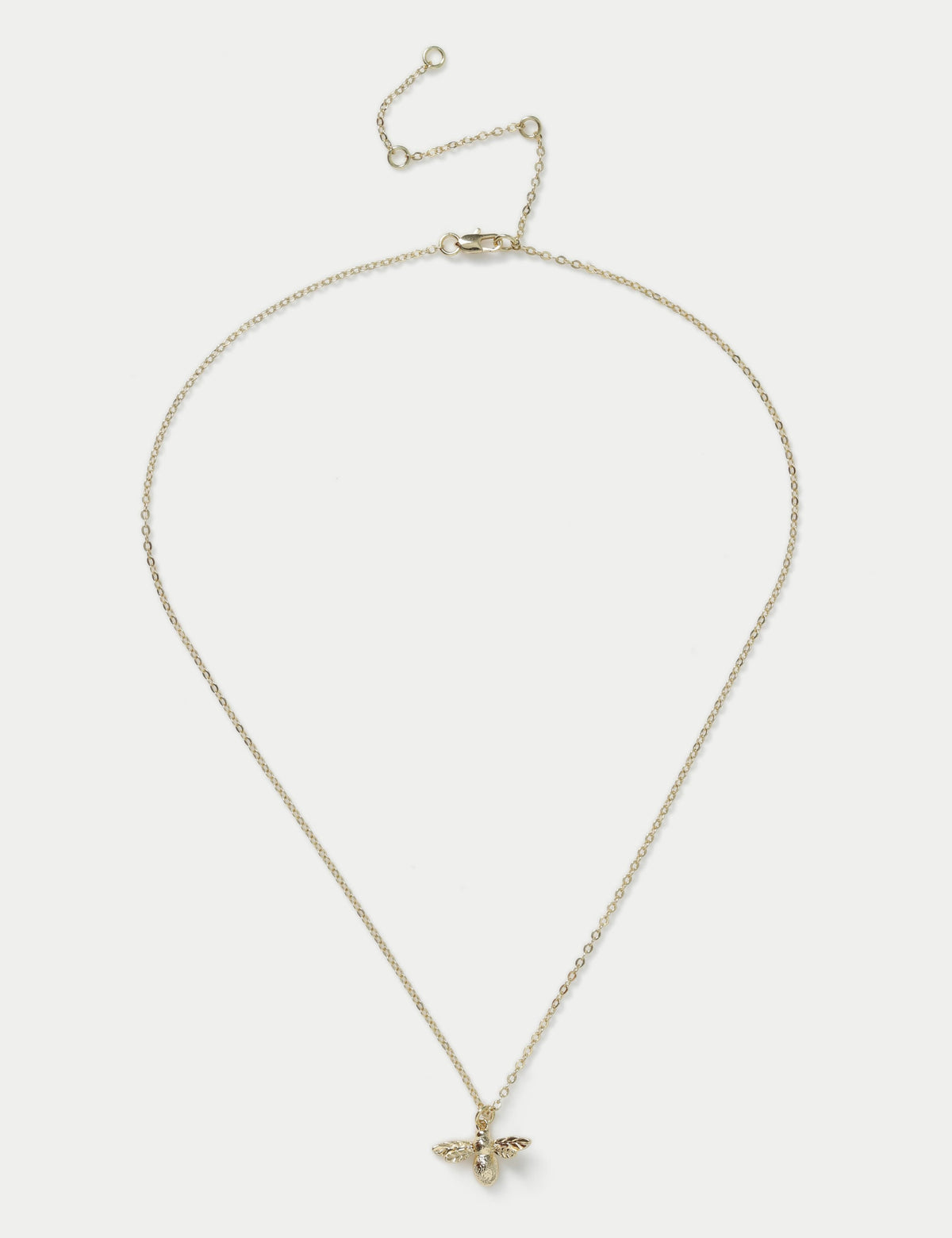 M&S 14ct gold plated bee necklace UK jewellery, imported from the UK