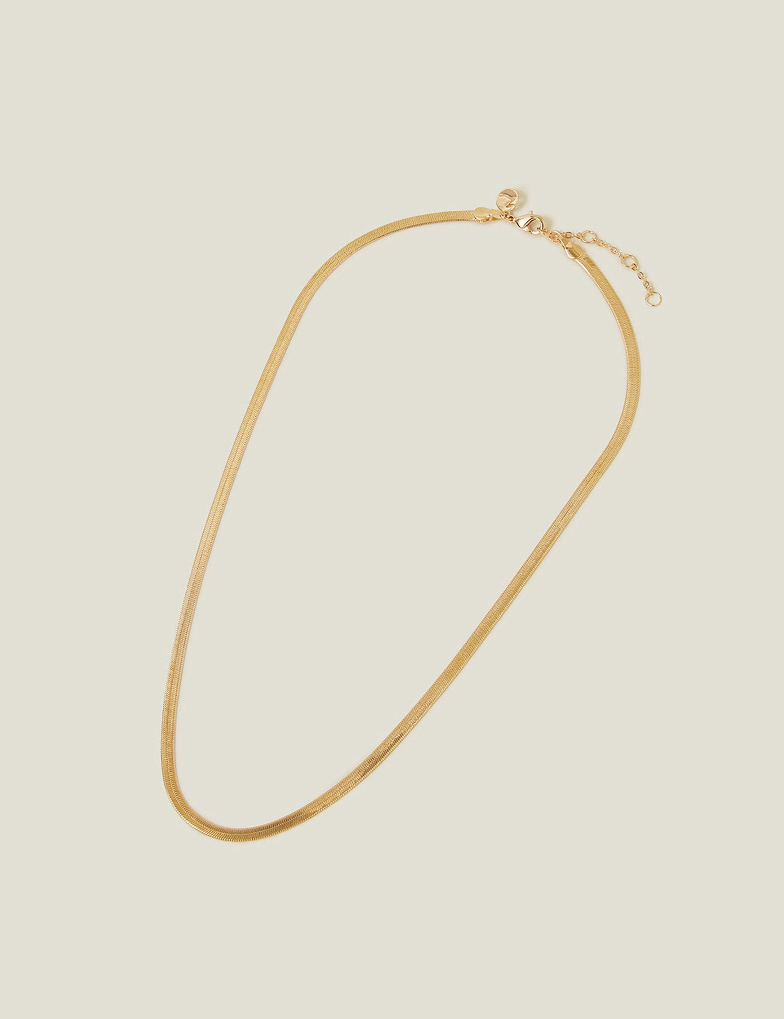 Accessorize gold plated chain necklace 40 cm - British product