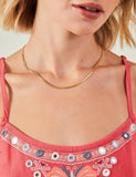 Accessorize gold plated chain necklace 40 cm - British product