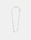 Accessorize gold plated beaded necklace 62cm, imported from the UK
