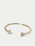 14ct gold plated pear end bracelet - British product