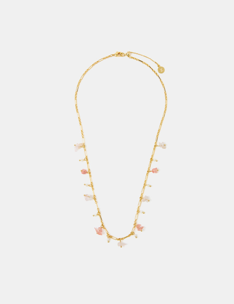 Accessorize gold plated semi precious necklace, UK version